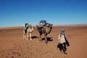 Read more about the article FOLLOW THE FOOTPRINTS OF CARAVANS 9 days 8 nights trekking in Sahara