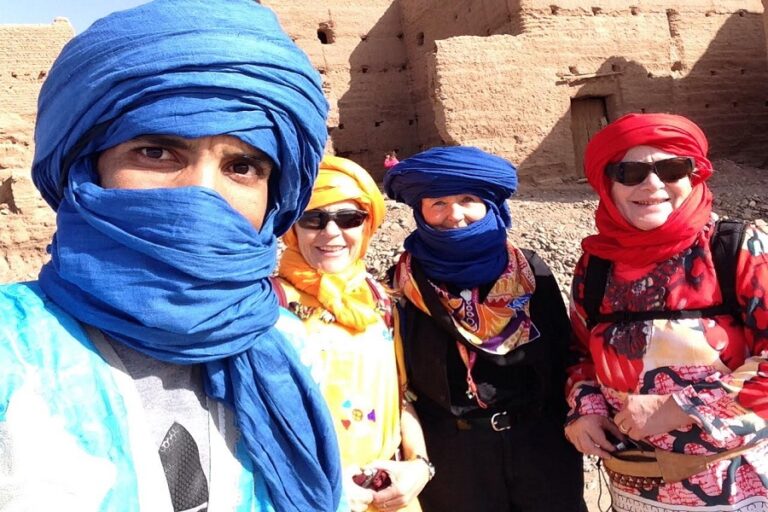 With Berber locals of the oasis Trip